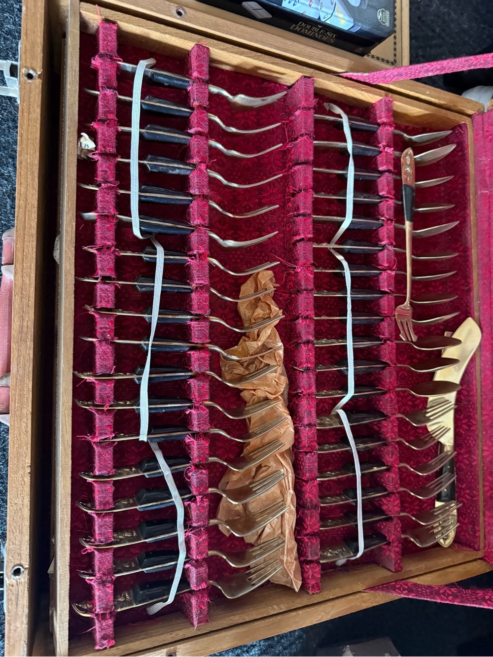 Ornate antique flatware only.